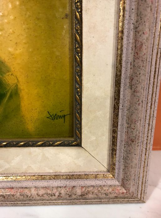 Quadro menina antigo
