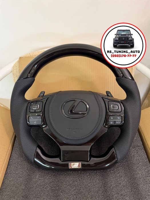 Анатомічне кермо для Lexus IS, RC, NX, RX. Карбон. F-Sport. В зборі.