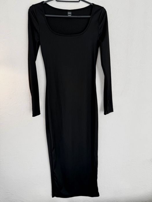 Nowa czarna sukienka maxi Petite