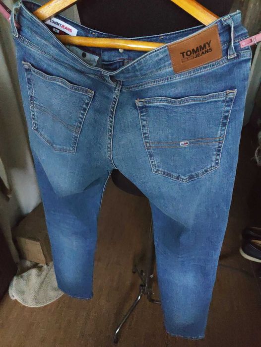 Джинсы Tommy Hilfiger jeans USA w32 stretch mid blue.