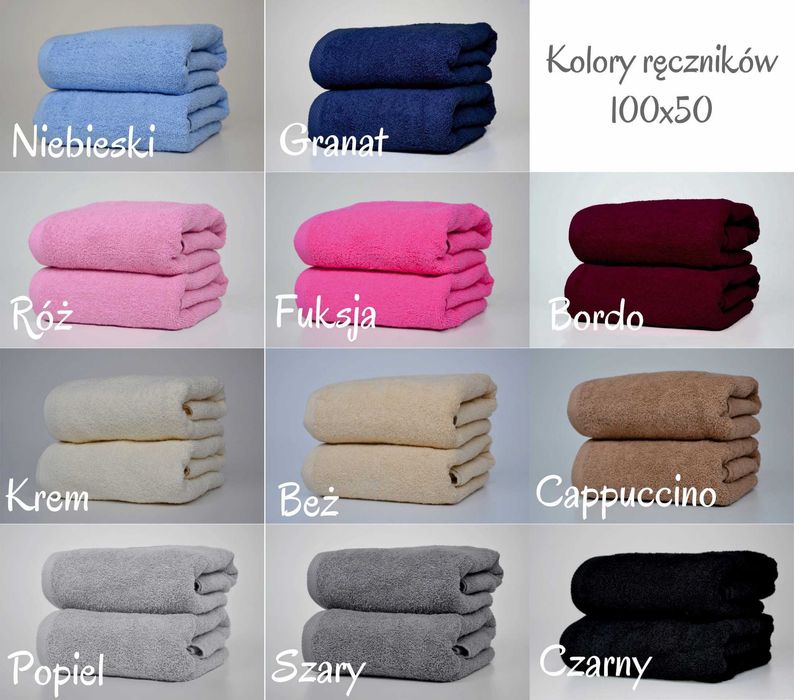 Bawełniany Ręcznik z Imieniem 100x50 Haft Babeczka Muffinka Imię