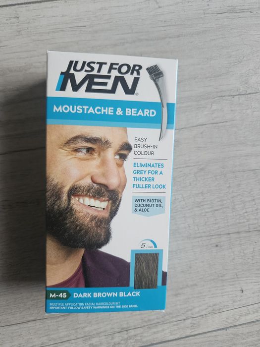 Just For Men Odsiwiacz Do Brody M45 , Ciemny Brąz Maskuje siwe włosy