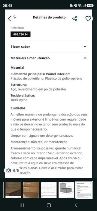 Conjunto de exterior IKEA NOVO