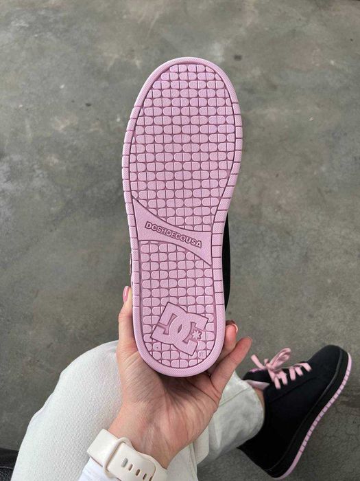 Женские кроссовки DC Shoes Court Graffik "Black Pink" Размеры 36-41