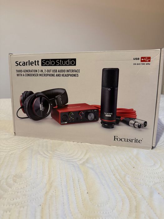 Focusrite Scarlett Solo Studio zestaw studyjny