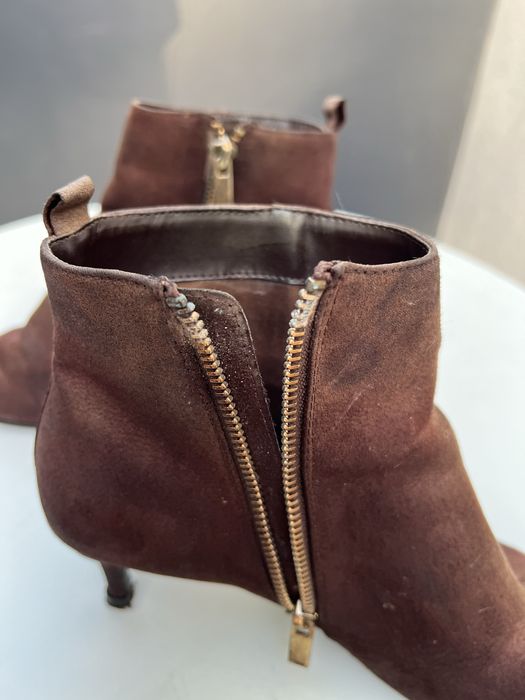 Botins de Camurça Castanhos 38