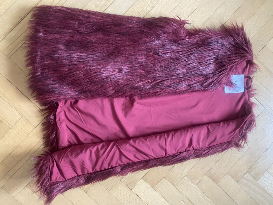 Kamizelka Bershka bordowa XS