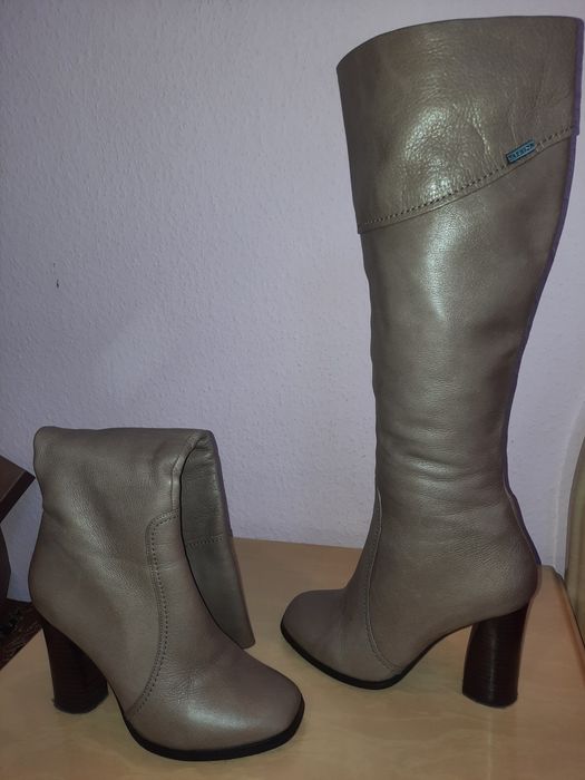 Осінні стильні сапоги