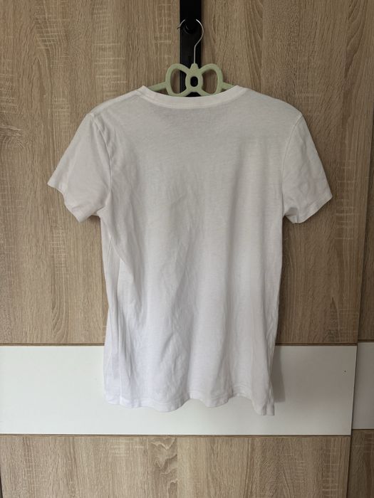 Koszulka Under Armour M biała logowana sportowa pilates tshirt damska