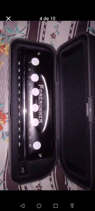 Harmonica sopros chromatica profissional 12-48tons afinados