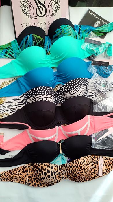 Купальник бандо VICTORIA'S SECRET xs s m l 40 38 36 34 бразильяни