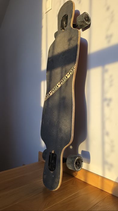 Longboard Pixel Double Kick deska cruiser freestyle używana