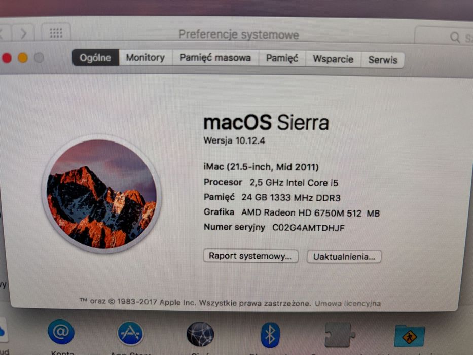 iMac 21,5, mid 2011