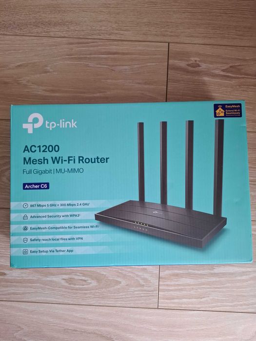 Nowy router tp-link AC1200 Archer C6