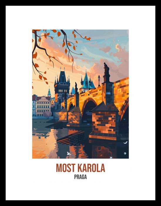 Plakat 20,5x28,4cm Most Karola