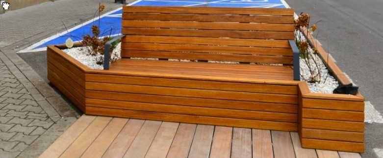 Ławka wypoczynkowa do ogrodu