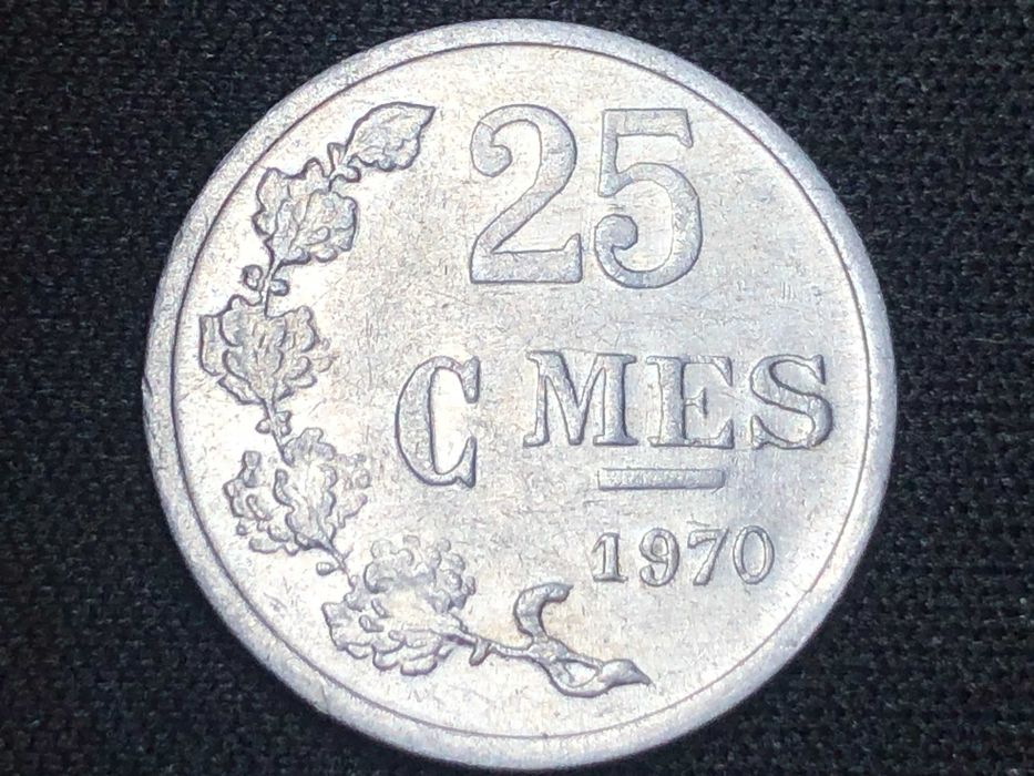 Luxemburgo 1970 - 25 Centimes Aluminio