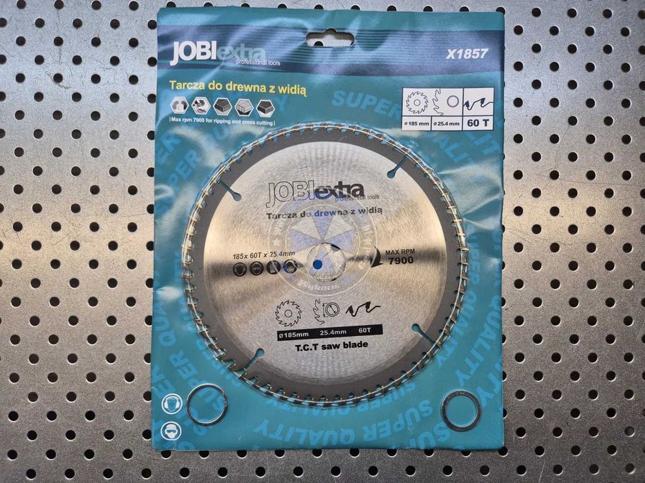 Tarcza do drewna z Widią TCT 185mm 60T tarcza do drewna 185mm 60 zębów