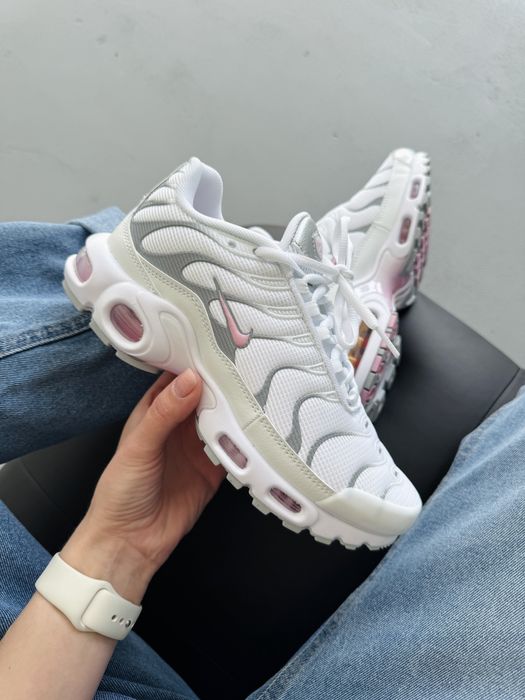 Nike Air Max TN Plus White Grey Pink 36-40р найк