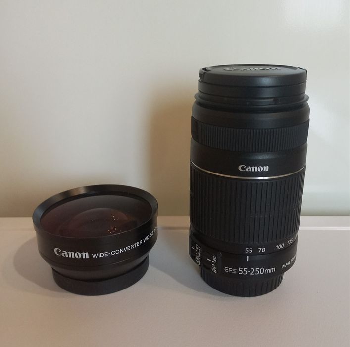 Объективы  для фотоаппарата Canon