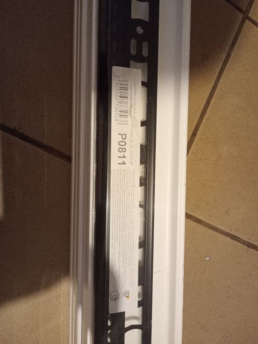 Listwa przypodłogowa PCV Vega P0811 biała 80mm Arbito