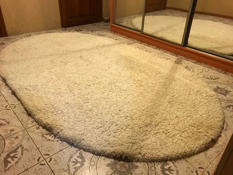 Ковер шаги  кремовый