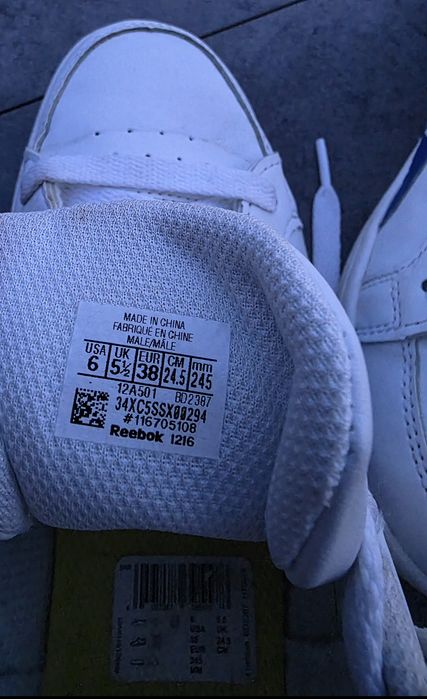 Reebok białe adidasy