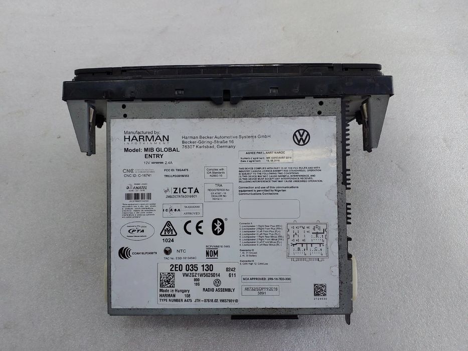 Rádio / auto-rádio VOLKSWAGEN Crafter (2E)