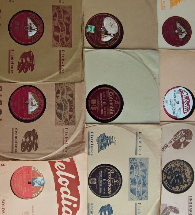 Discos Baquelite, grafonolas