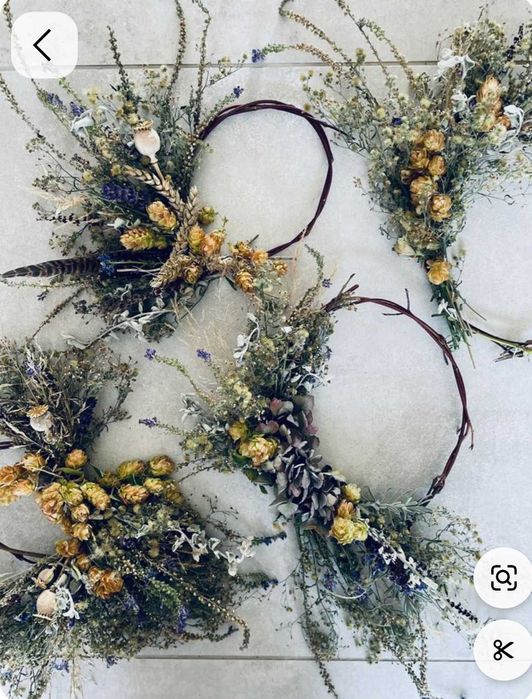 Zestaw ozdób naturalnych do zawieszenia