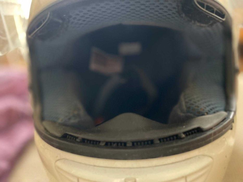 Capacete Arai Branco como novo