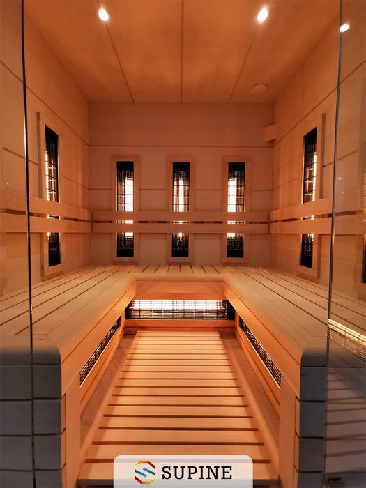 Sauna, sauna domowa wewnętrzna, kabina saunowa