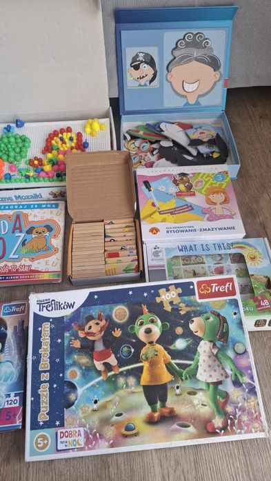 Układanki i puzzle 5+