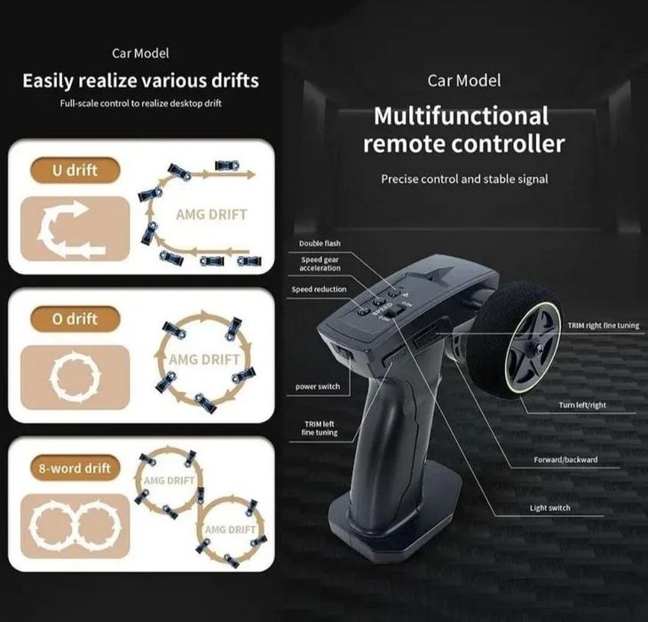 міні Porsche 911 GT2 RS  на радіокеруванні для дріфту
