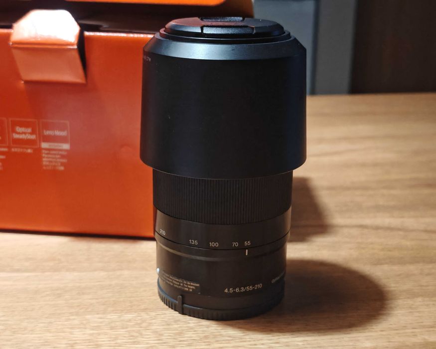 Sony 55-210 mm stan idealny okazja tele Sony E SEL55210