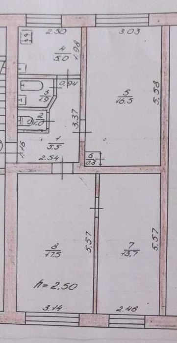Продам 3 к. кв., р-н Центр-Центр. ринок  -зручно під магазин