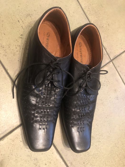 Czarne buty klasyczne Syrena do garnituru - 43