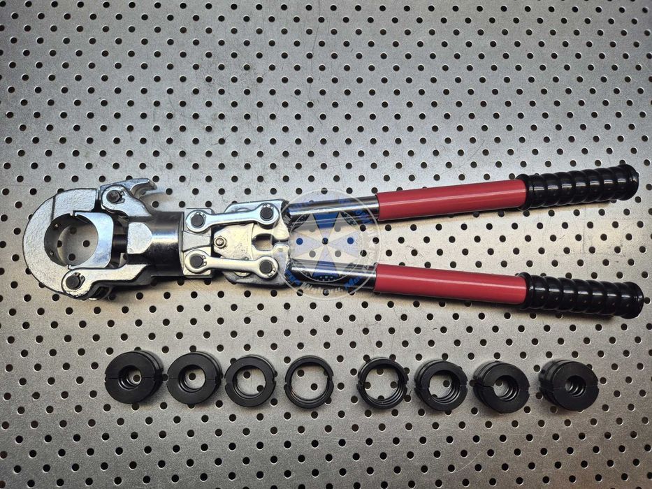 Praska Zaciskarka rur PEX-AL 8 matryc U + TH 16-32mm Zaciskarka do rur