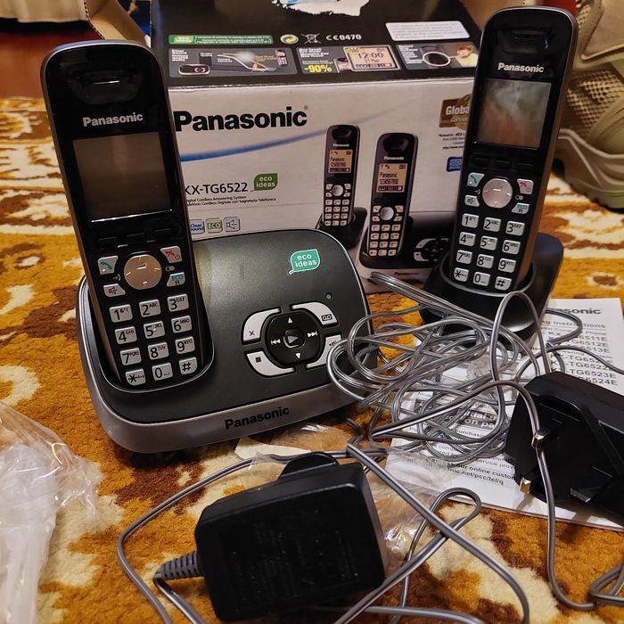 Телефон бездротовий Panasonic KX-TG6522