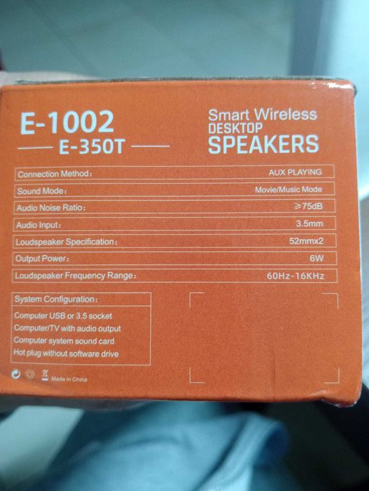 Soundbar PC Desktop YSD E-1002 – Som Estéreo USB (Preto)