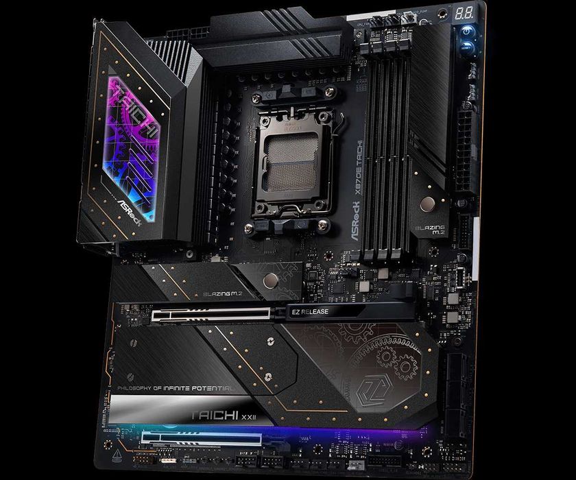 Топ материнська плата ASRock X870E Taichi AM5 amd ryzen Нова
