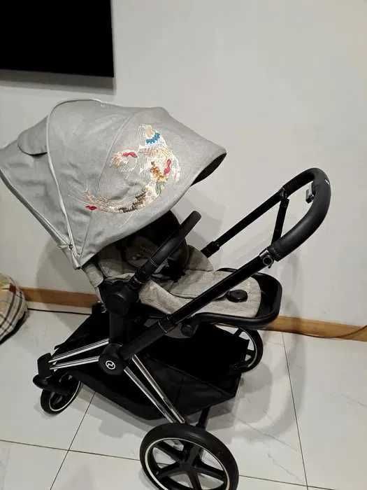 Cybex priam 4.0 Fotelik cybex cloud z Rozkladany Bardzo dobry stan Nowy koszyk Wysyłam