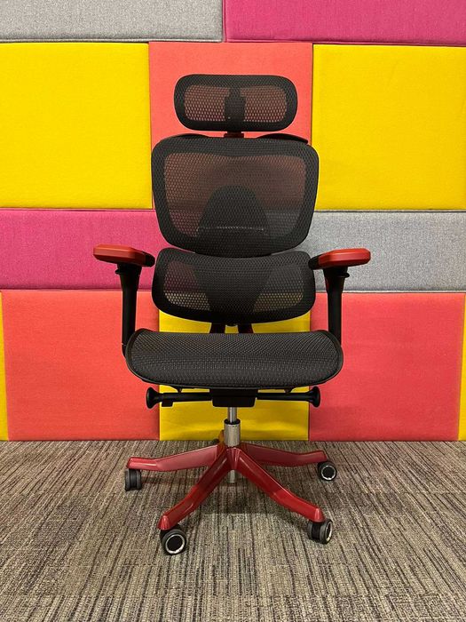 NOWY Fotel biurowy obrotowy ergonomiczny Ergoup Alien czarny okazja!