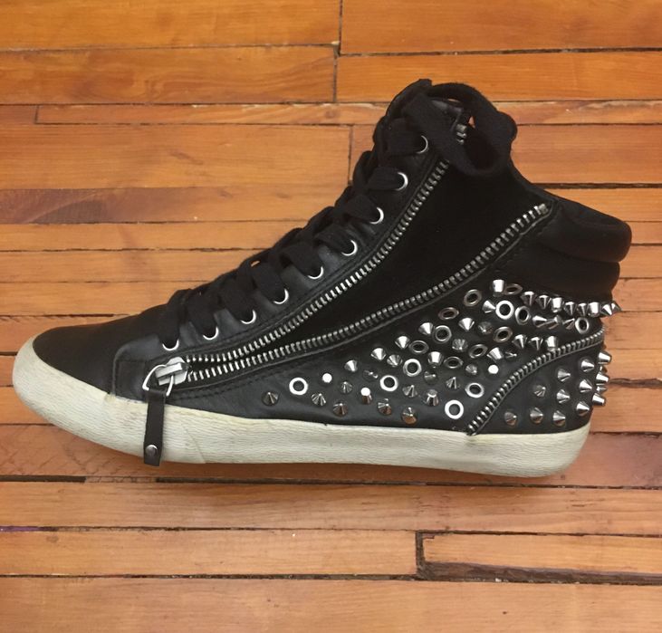 Zara Winter skorzane trampki