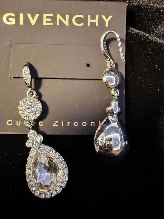Вінтажні сережки Givenchy з кубічним цирконієм