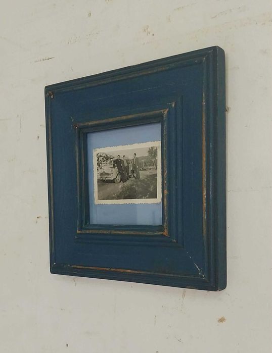 Antiga Fotografia da Década de 50 na Régua. Em Moldura 22 x 22 cm