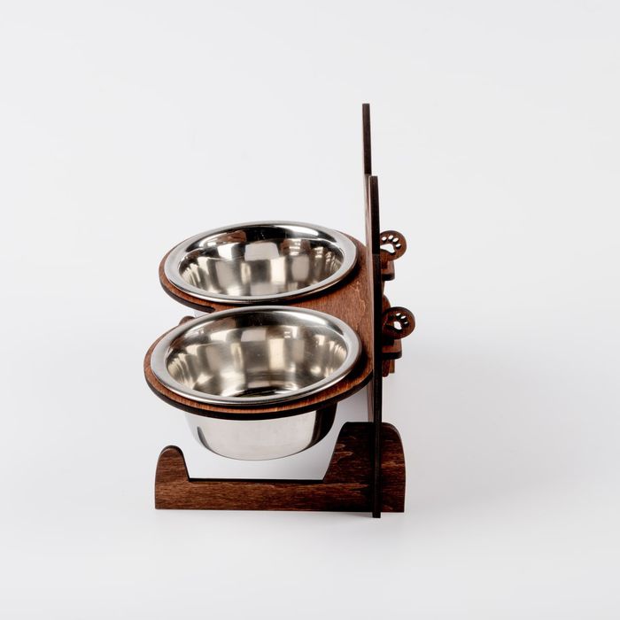 Кормушка для кота з мисочками Cat Joy