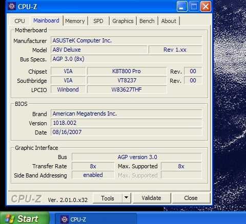 Asus A8V Deluxe AMD socket 939 AGP DDR400 WiFi płyta główna retro