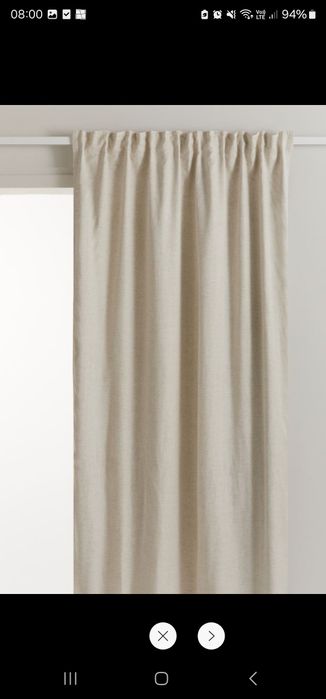Zasłony zaciemniające H&M