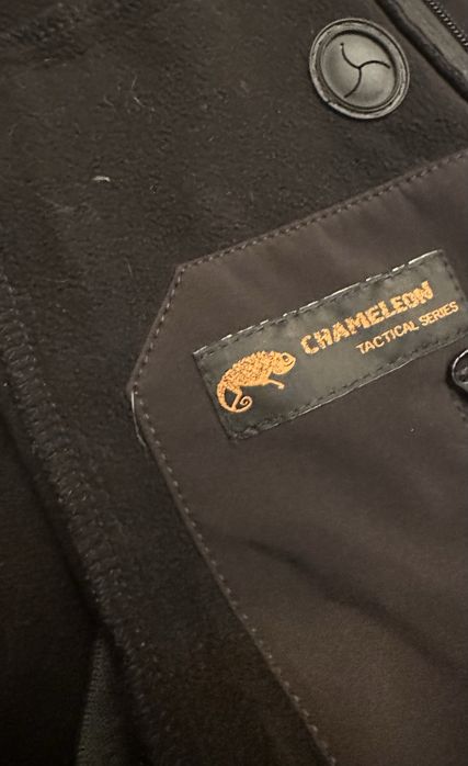 Тактическая куртка Soft Shell Spartan Police Black черная с капюшоном